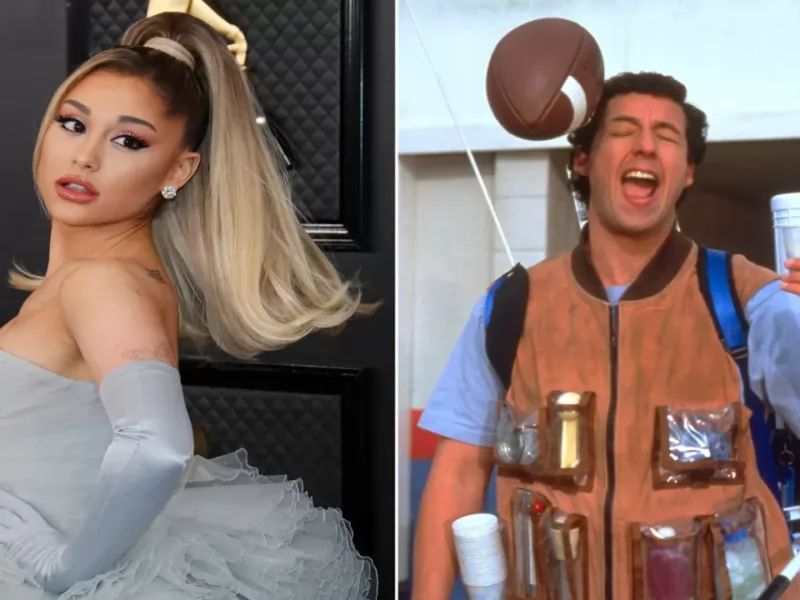 Il film che fa piangere Ariana Grande è una vera sorpresa: è con Adam Sandler!